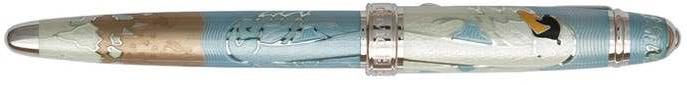 Hans Christian Andersen  - David Oscarson Hans Christian Andersen Azure Copper White Fountain Pen